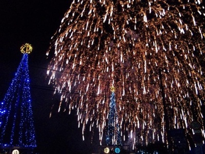 熱川温泉クリスマス花火ファンタジアの画像