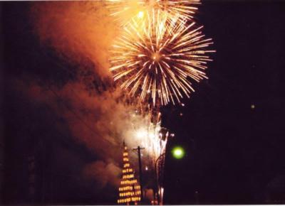 渡鹿野天王祭 奉納花火の画像