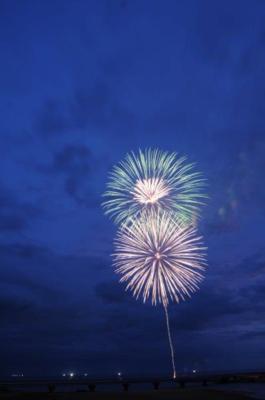 日本海洋上花火大会の画像