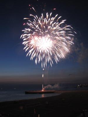 留萌海岸花火の画像