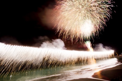 熱川温泉海上花火大会の画像