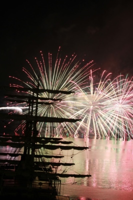 南あわじ市市民まつり　福良湾海上花火大会の画像