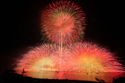 諏訪湖祭湖上花火大会の画像