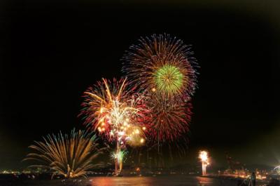 関門海峡花火大会の画像